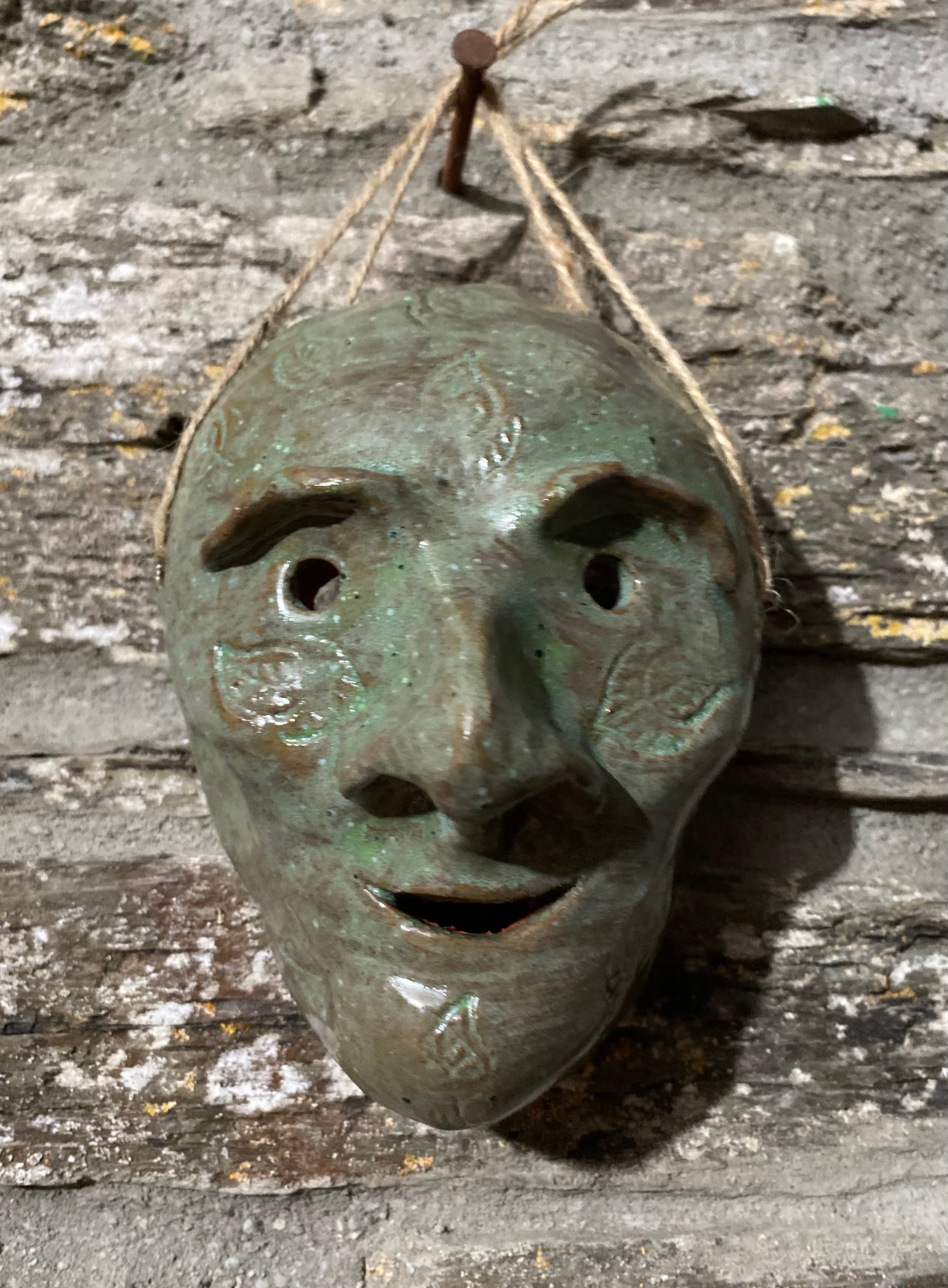 Ceramic Mask of Green Man