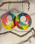 Round earrings