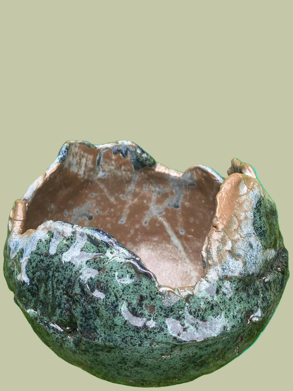 Sculptural ceramic seascape