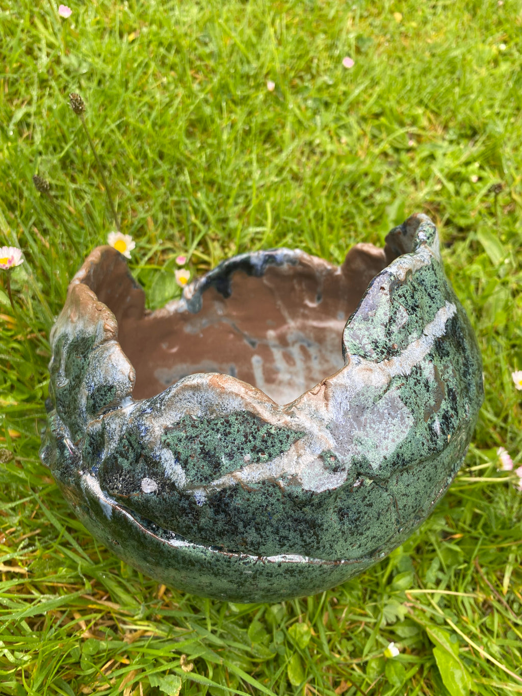 Sculptural ceramic seascape