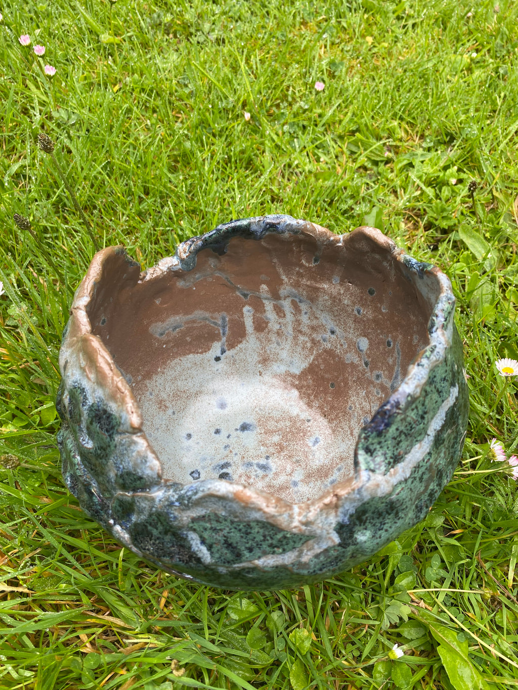 Sculptural ceramic seascape