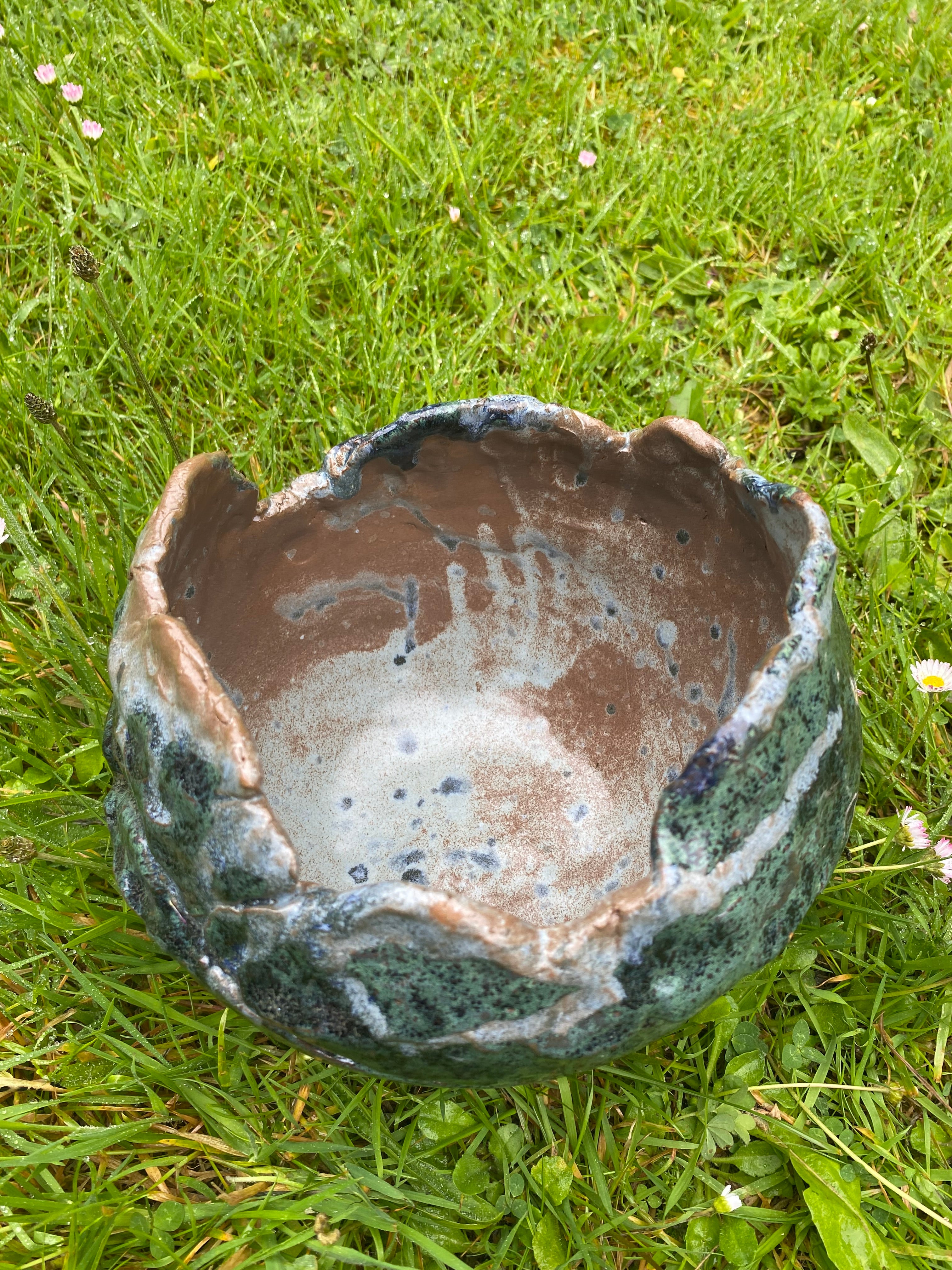 Sculptural ceramic seascape